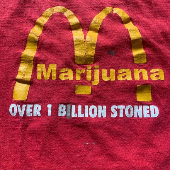 Vintage McDonalds Parody Comedy T Shirt Mens Medium - Picture 5 of 8